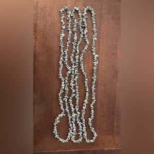 Dalmatian Jasper Chip Necklace 30in